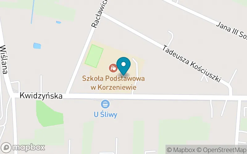 Lokalizacja: Szkoła Podstawowa w Korzeniewie