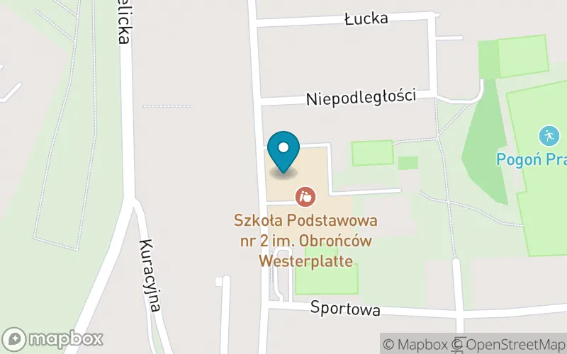 Lokalizacja: Szkoła Podstawowa nr 2 im. Obrońców Westerplatte w Prabutach