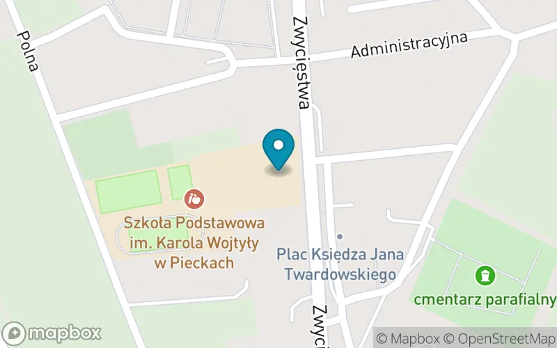 Lokalizacja: Szkoła Podstawowa im. Karola Wojtyły w Pieckach