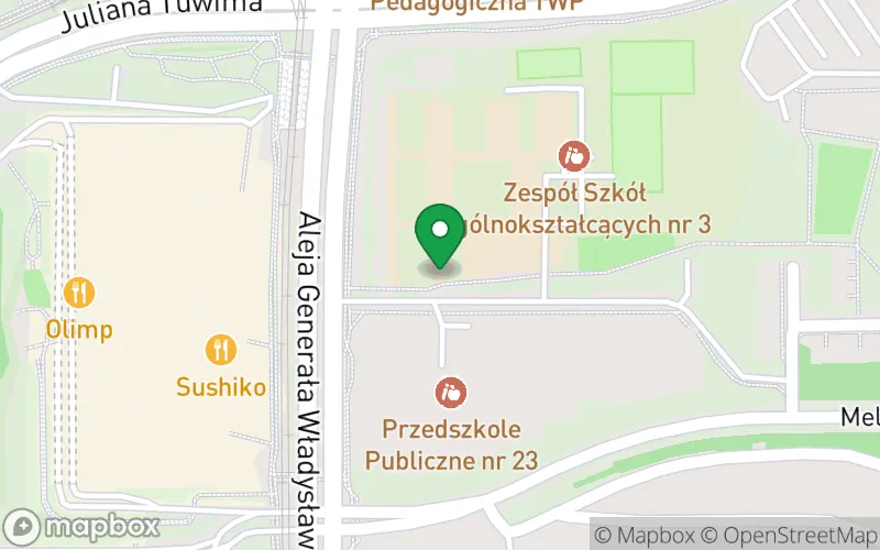 Lokalizacja: Przedszkole Miejskie nr 8 w Olsztynie