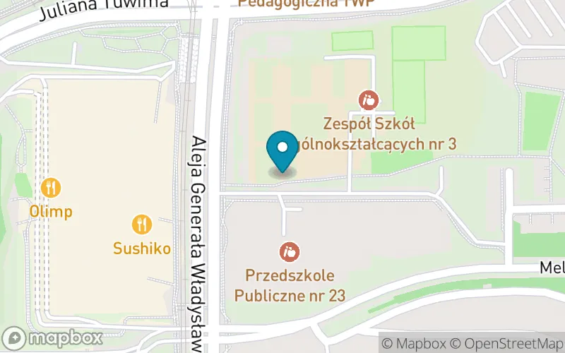 Lokalizacja: Szkoła Podstawowa nr 25 z Oddziałami Integracyjnymi im. Hansa Christiana Andersena w Olsztynie
