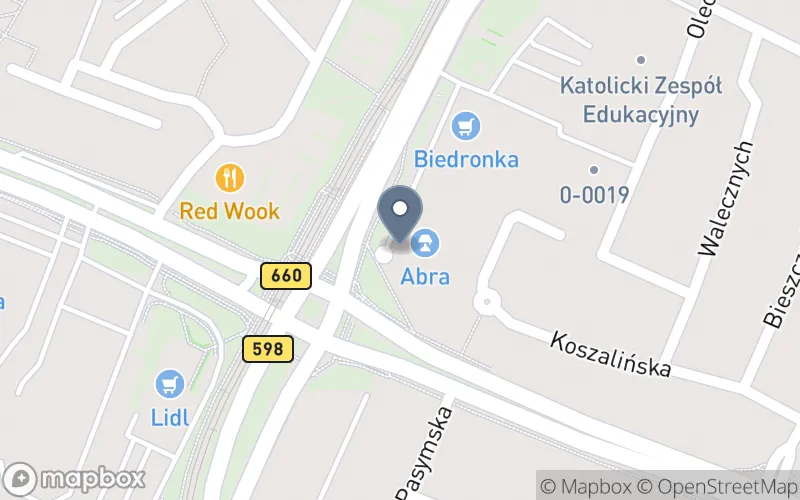 Lokalizacja: Ośrodek Kształcenia Zawodowego Faktor w Olsztynie