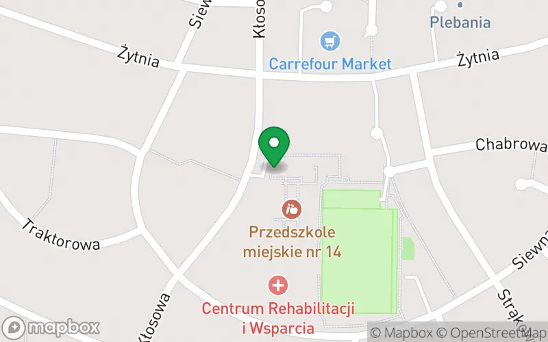 Lokalizacja: Przedszkole Miejskie nr 14 im. Niezapominajki w Olsztynie