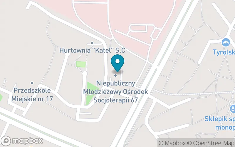 Lokalizacja: Niepubliczna Szkoła Podstawowa Specjalna 67 w Olsztynie w Niepublicznym Młodzieżowym Ośrodku Socjoterapii 67 w Olsztynie