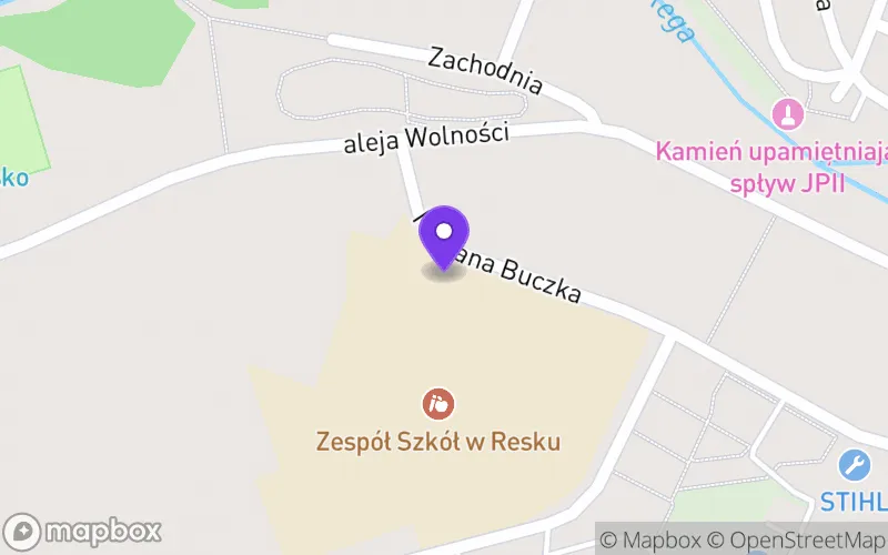 Lokalizacja: Branżowa Szkoła I Stopnia w Resku