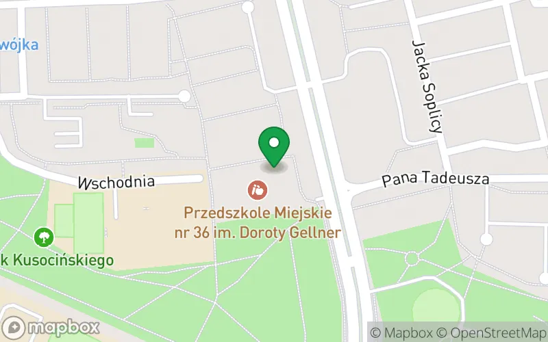 Lokalizacja: Przedszkole Miejskie nr 36 im. Doroty Gellner w Olsztynie