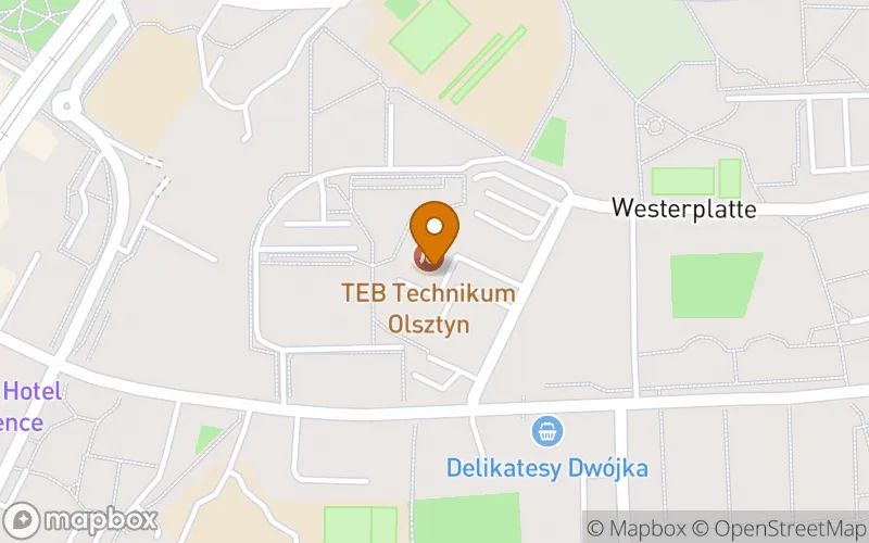 Lokalizacja: Niepubliczna Szkoła Policealna Teb Edukacja w Olsztynie