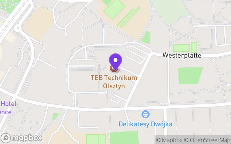 Lokalizacja: Liceum Ogólnokształcące TEB Edukacja w Olsztynie