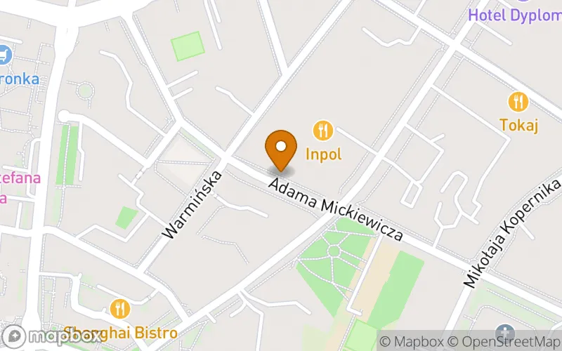 Lokalizacja: Szkoła Policealna w Olsztynie