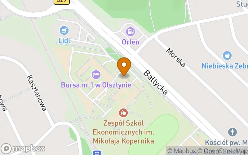 Lokalizacja: Szkoła Policealna nr 3 w Olsztynie