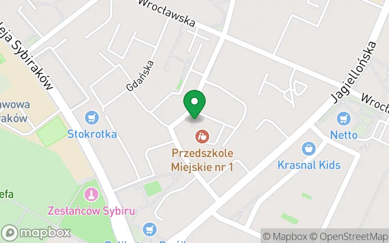 Lokalizacja: Przedszkole Miejskie nr 1 w Olsztynie