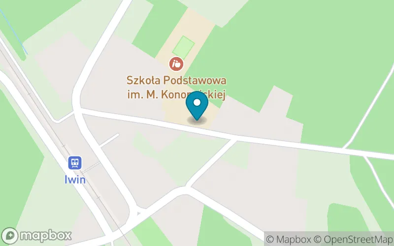 Lokalizacja: Szkoła Podstawowa im. Marii Konopnickiej w Iwinie