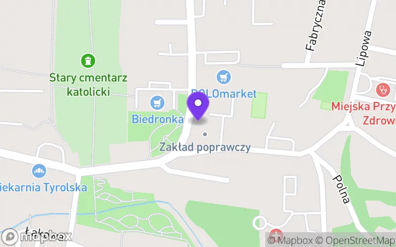 Lokalizacja: Branżowa Szkoła I Stopnia nr 2 w Zakładzie Poprawczym w Barczewie