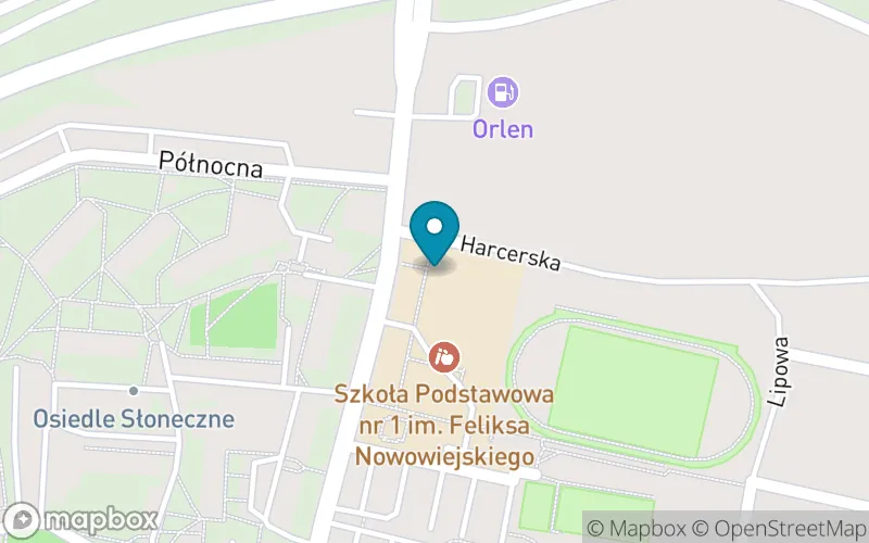 Lokalizacja: Szkoła Podstawowa nr 1 im. Feliksa Nowowiejskiego w Barczewie