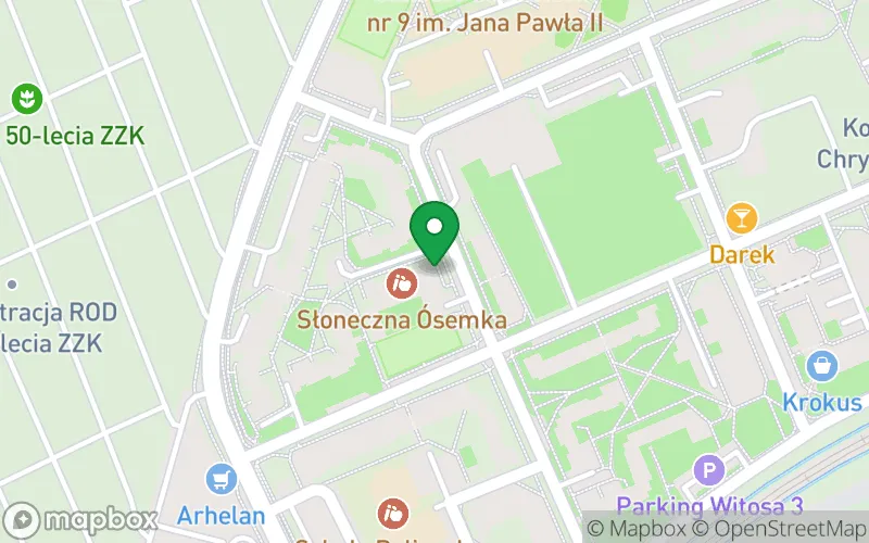 Lokalizacja: Miejskie Przedszkole "Słoneczna Ósemka" w Ełku