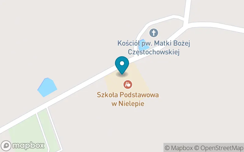 Lokalizacja: Szkoła Podstawowa w Nielepie