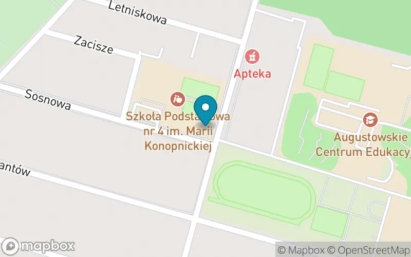 Lokalizacja: Szkoła Podstawowa nr 4 im. Marii Konopnickiej w Augustowie