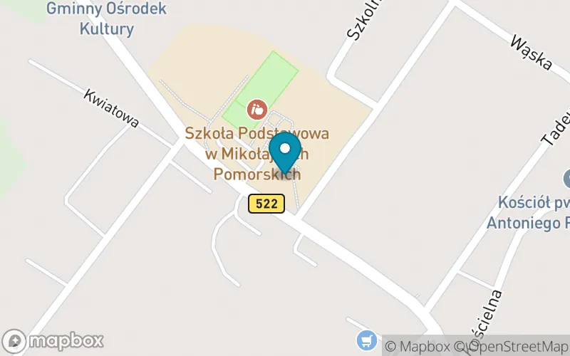 Lokalizacja: Szkoła Podstawowa im. Rodziny Szreiber w Mikołajkach Pomorskich