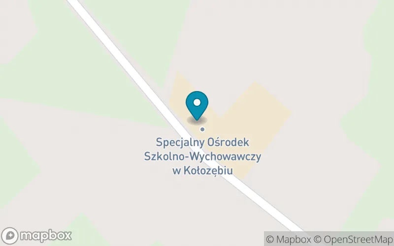 Lokalizacja: Szkoła Podstawowa Specjalna w Specjalnym Ośrodku Szkolno-Wychowawczym w Kołozębiu