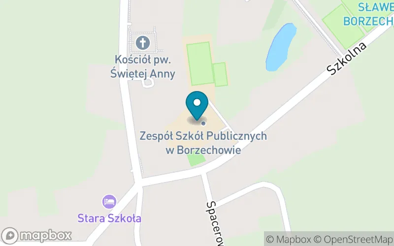 Lokalizacja: Publiczna Szkoła Podstawowa im. o Flawiana Słomińskiego w Borzechowie