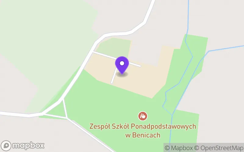 Lokalizacja: Technikum w Zespole Szkół Ponadpodstawowych w Benicach
