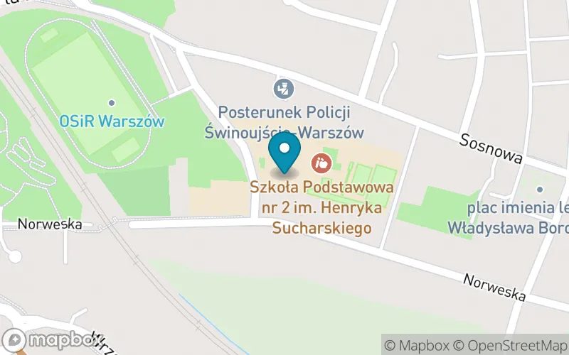 Lokalizacja: Szkoła Podstawowa nr 2 im. Mjr. Henryka Sucharskiego w Świnoujściu