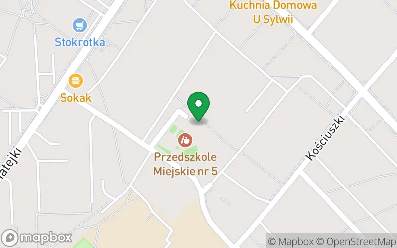Lokalizacja: Przedszkole Miejskie nr 5 "Bajka" z Oddziałami Integracyjnymi