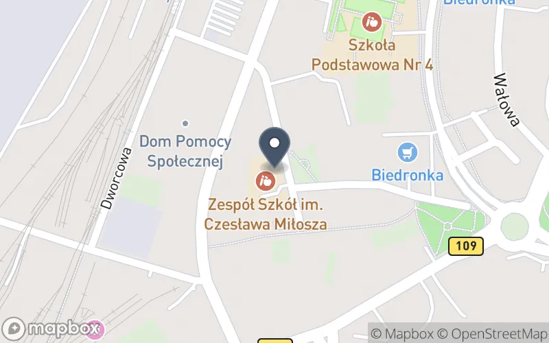 Lokalizacja: Zespół Szkół im. Czesława Miłosza w Gryficach