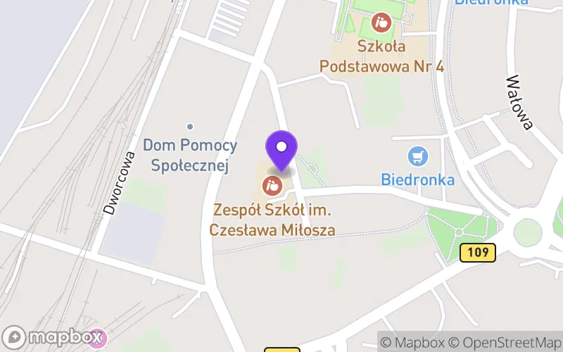 Lokalizacja: Liceum Ogólnokształcące Mistrzostwa Sportowego w Zespole Szkół im. Czesława Miłosza w Gryficach