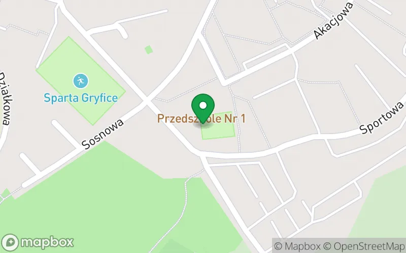 Lokalizacja: Przedszkole nr 1 w Gryficach