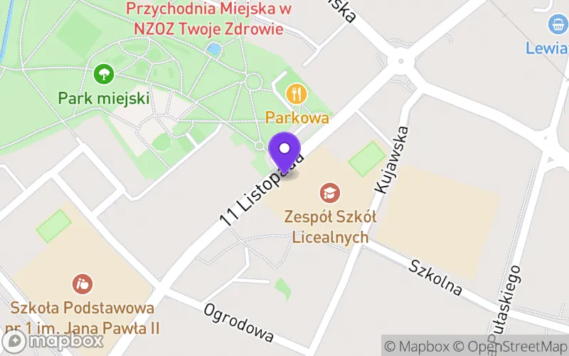 Lokalizacja: Liceum Ogólnokształcące dla Dorosłych nr III w Morągu
