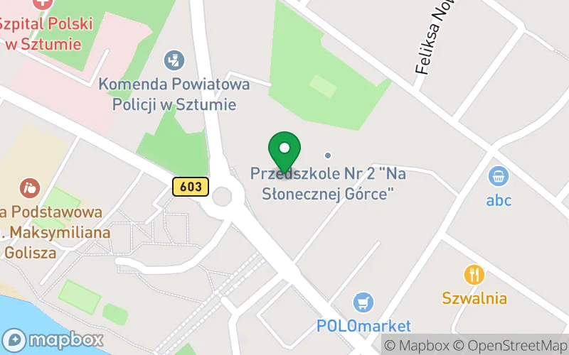 Lokalizacja: Niepubliczne Przedszkole na Górce