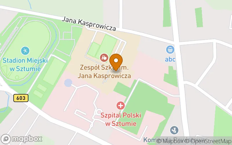 Lokalizacja: Zespół Szkół im. Jana Kasprowicza w Sztumie - Szkoła Policealna