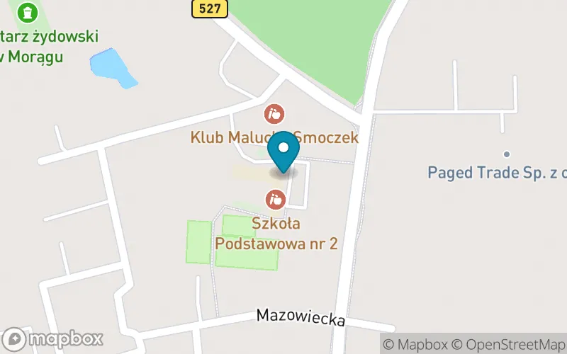 Lokalizacja: Szkoła Podstawowa nr 2 im. Władysława Stanisława Reymonta w Morągu