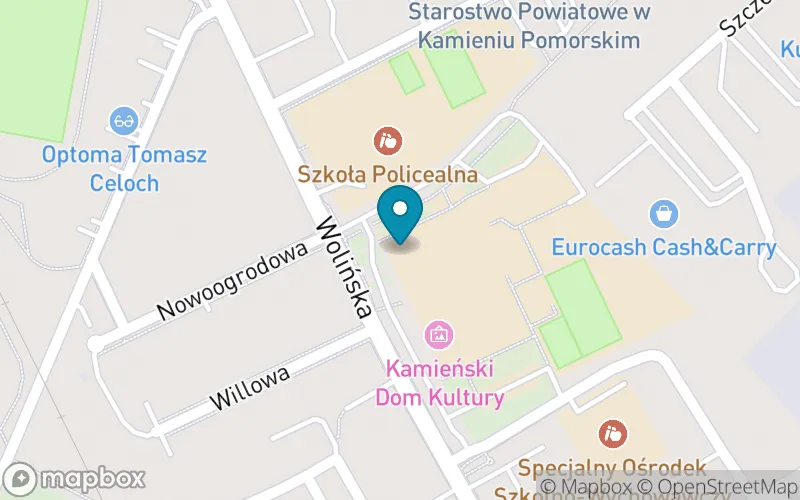 Lokalizacja: Szkoła Podstawowa nr 2 im. Leonida Teligi w Kamieniu Pomorskim
