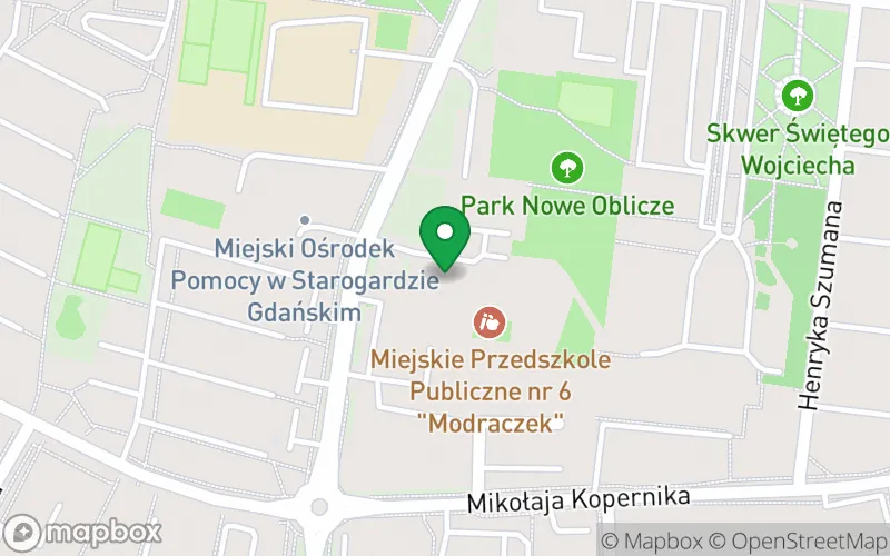 Lokalizacja: Miejskie Przedszkole Publiczne nr 6 im. "Modraczek"