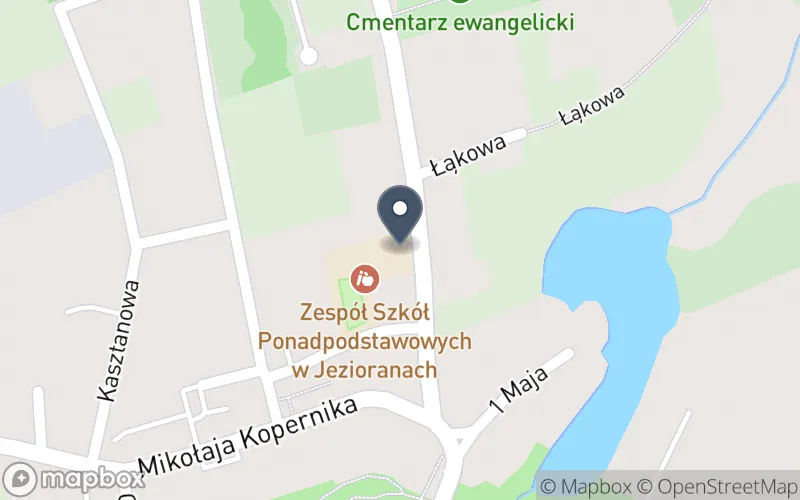 Lokalizacja: Zespół Szkół Ponadpodstawowych w Jezioranach