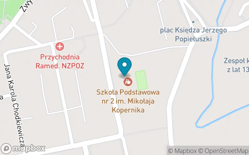 Lokalizacja: Szkoła Podstawowa nr 2 im. Mikołaja Kopernika w Dobrym Mieście