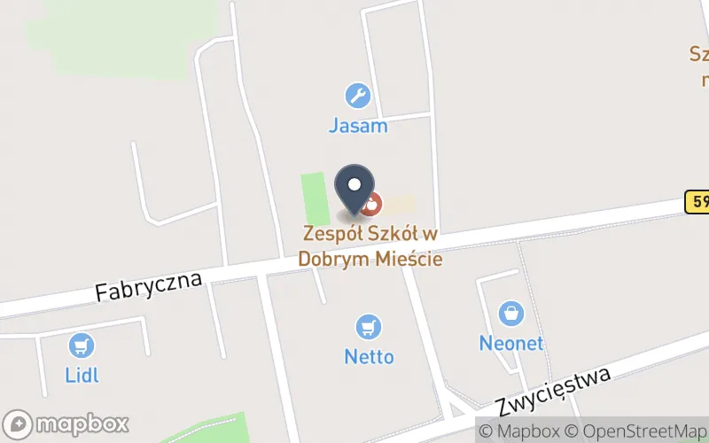 Lokalizacja: Zespół Szkół w Dobrym Mieście