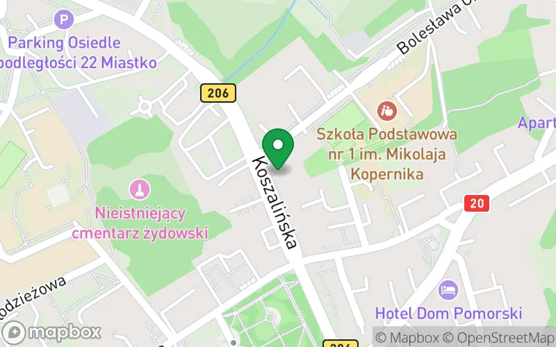 Lokalizacja: Przedszkole Miejskie nr 1 w Miastku