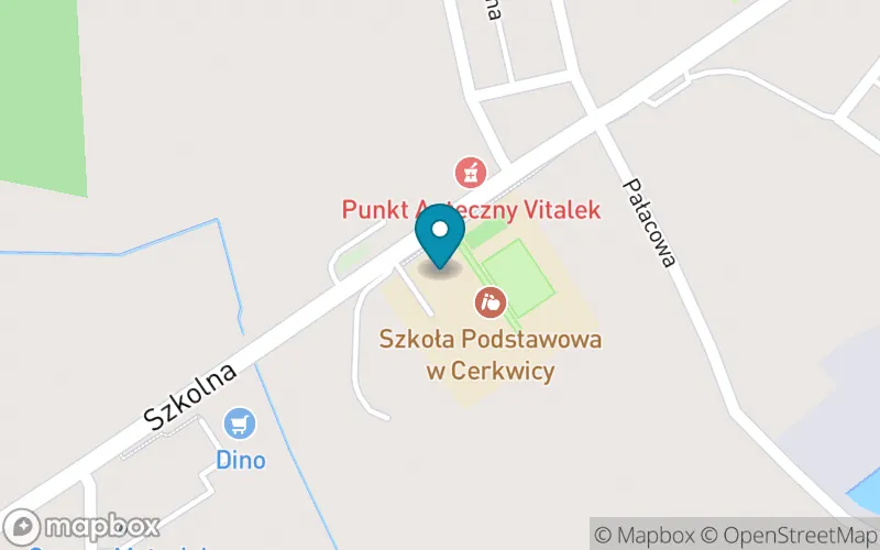 Lokalizacja: Szkoła Podstawowa w Cerkwicy
