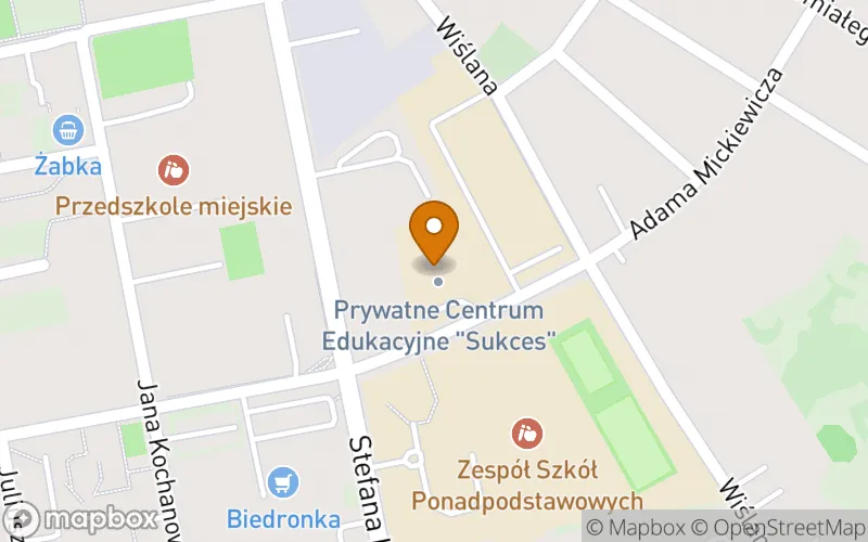Lokalizacja: Prywatne Centrum Edukacyjne "Szkoły Sukces" i Szkoła Policealna w Białogardzie