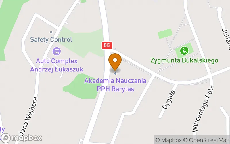 Lokalizacja: Publiczna Szkoła Policealna Pascal w Malborku