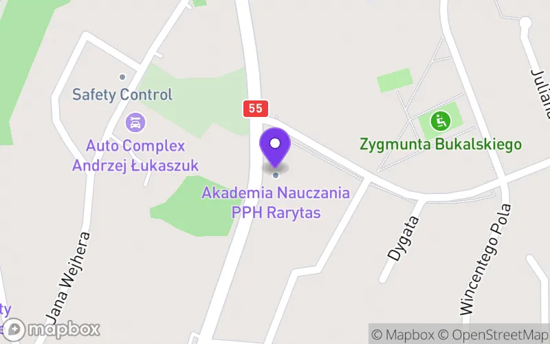 Lokalizacja: Publiczne Liceum Ogólnokształcące dla Dorosłych Pascal w Malborku