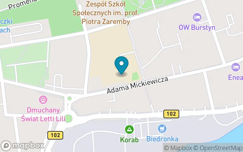 Lokalizacja: Szkoła Podstawowa im. 5-Go Kołobrzeskiego Pułku Piechoty