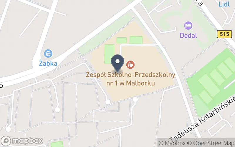 Lokalizacja: Zespół Szkolno-Przedszkolny nr 1 w Malborku