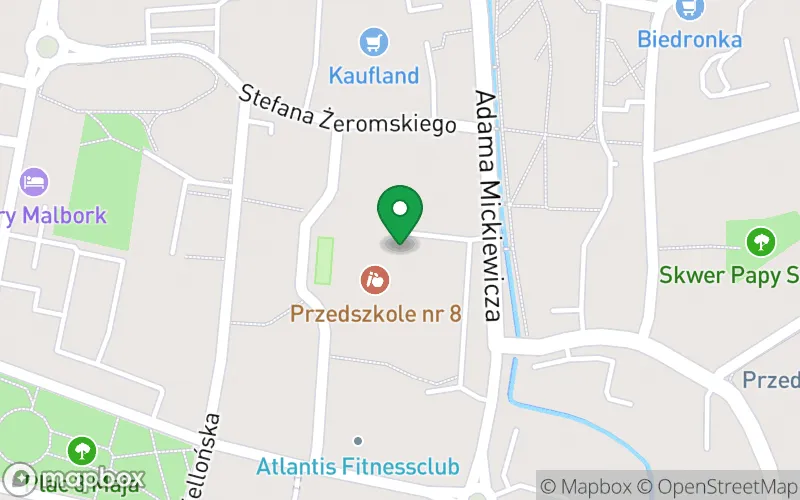 Lokalizacja: Przedszkole nr 8 w Malborku