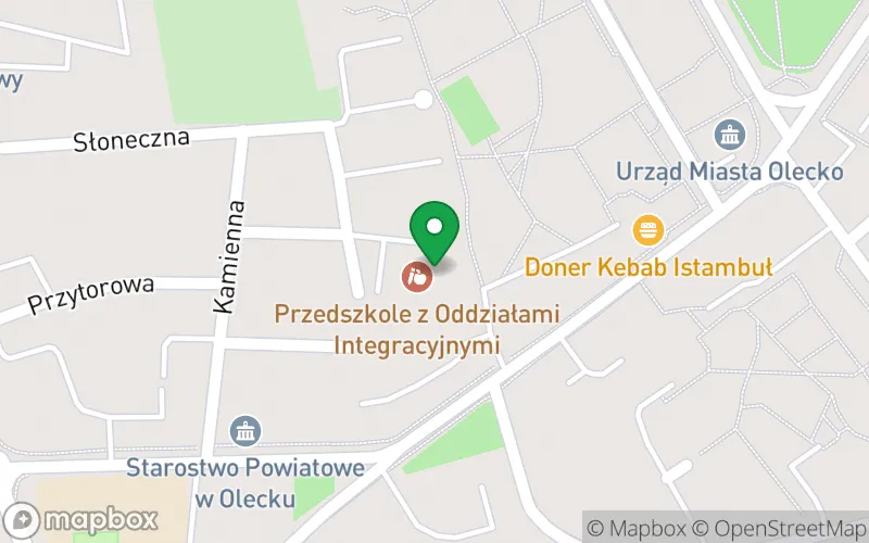 Lokalizacja: Przedszkole z Oddziałami Integracyjnymi Krasnal w Olecku