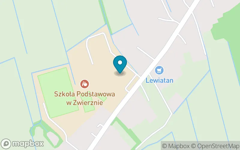 Lokalizacja: Szkoła Podstawowa w Zwierznie