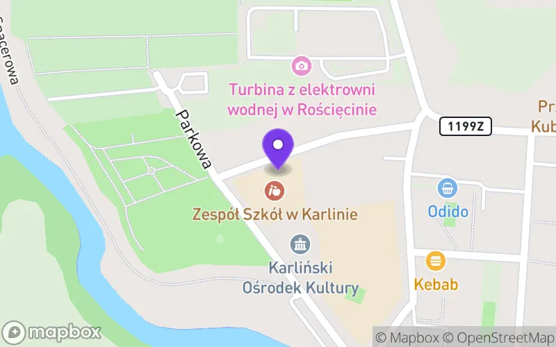 Lokalizacja: Liceum Ogólnokształcące dla Dorosłych w Karlinie